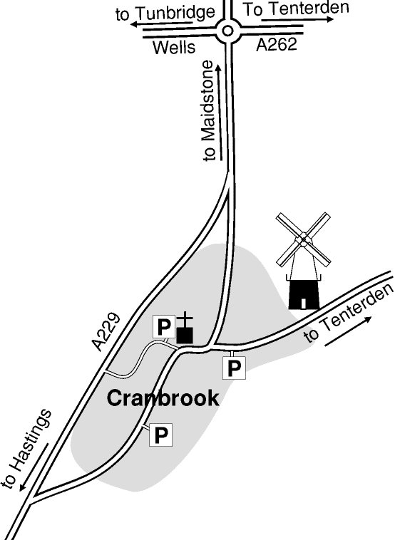 Map of Cranbrook